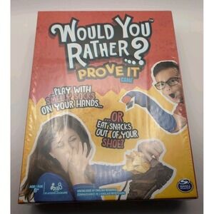 Would You‎ Rather? Prove It Game By Spin Master Ages 8+ New in Box Sealed